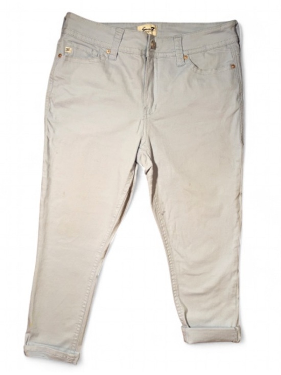 Seven7 Denim - Seven7 Light Blue Cropped Ankle Jeans Size 14 Stretch Capri